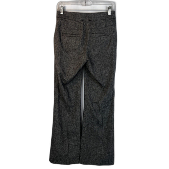 H&M Tweed Wool Blend Straight Leg Dress Pants Career Office Work Size 4 Classic - Picture 2 of 10